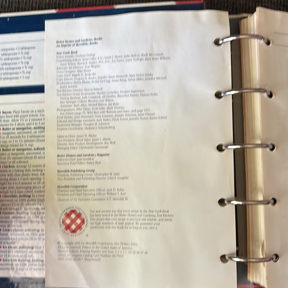 Better Homes and Gardens New Cook Book.  Copy right 1996. - Picture 3 of 3